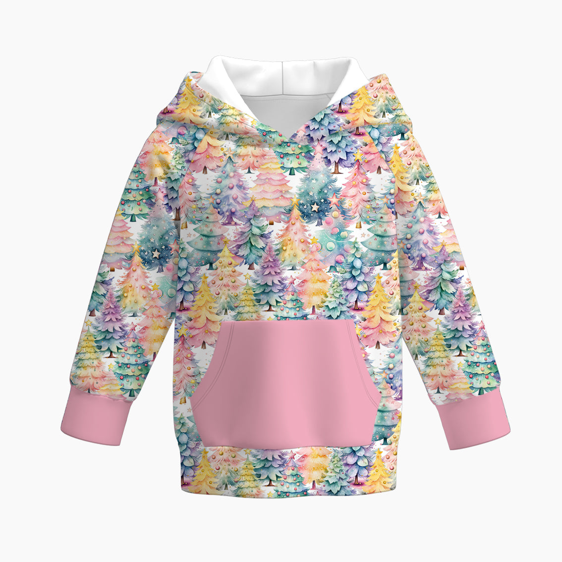（Pre Order）Girls Christmas Tree Print Dress,Set&Top
