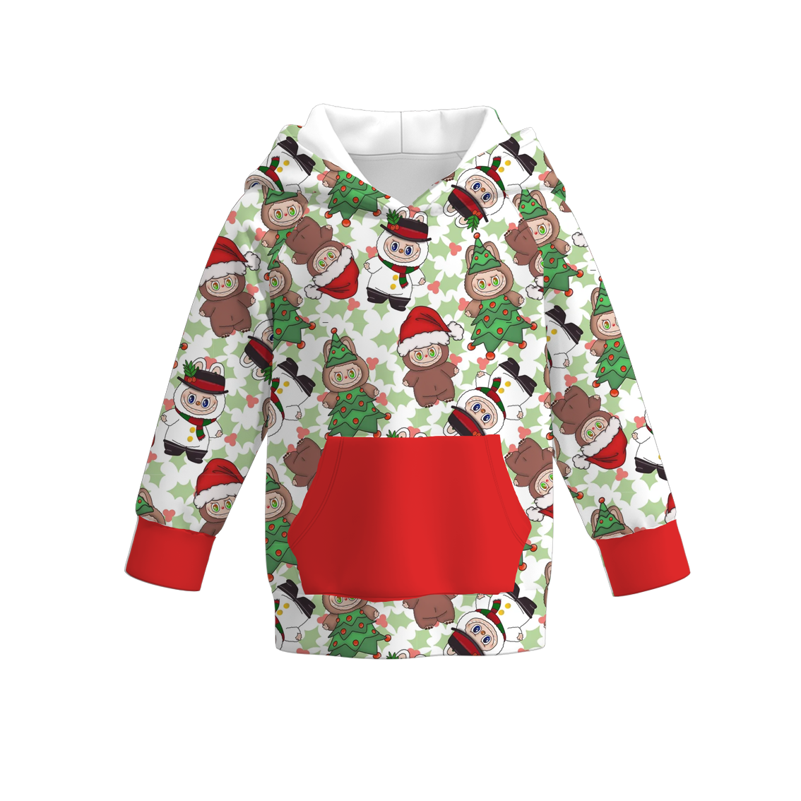 （Pre Order）Girls Summer Cartoon Print Hoodie