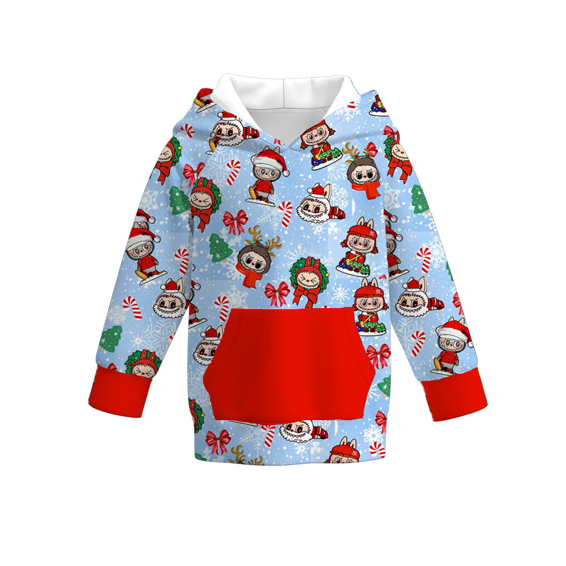 （Pre Order）Girls Summer Cartoon Print Hoodie