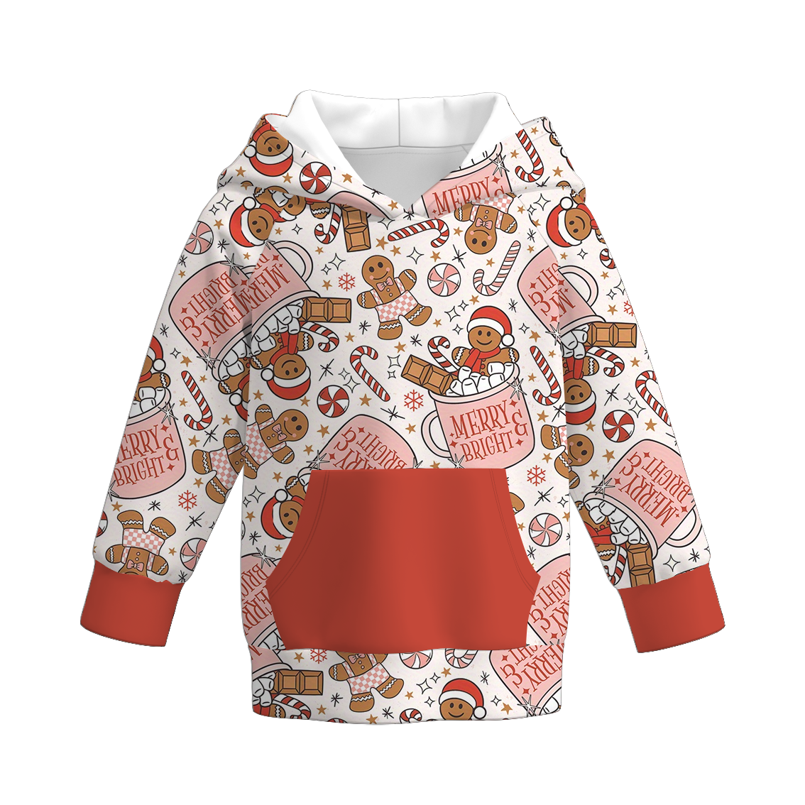 （Pre Order）Girls Fall&Winter Cartoon Print Hoodie