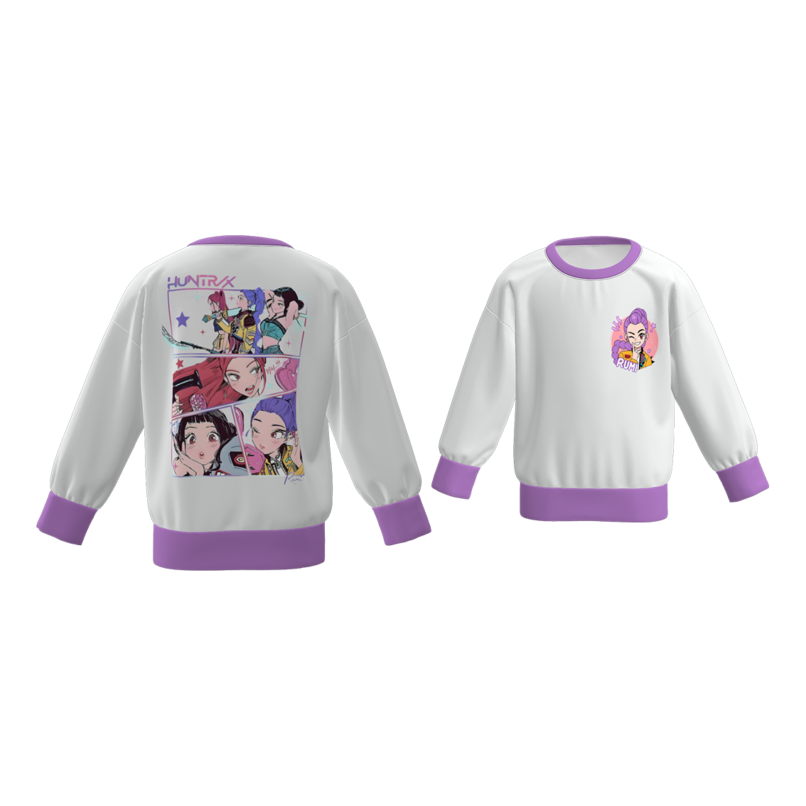 （Pre Order）Girls Movie Character Print Sweatshirt