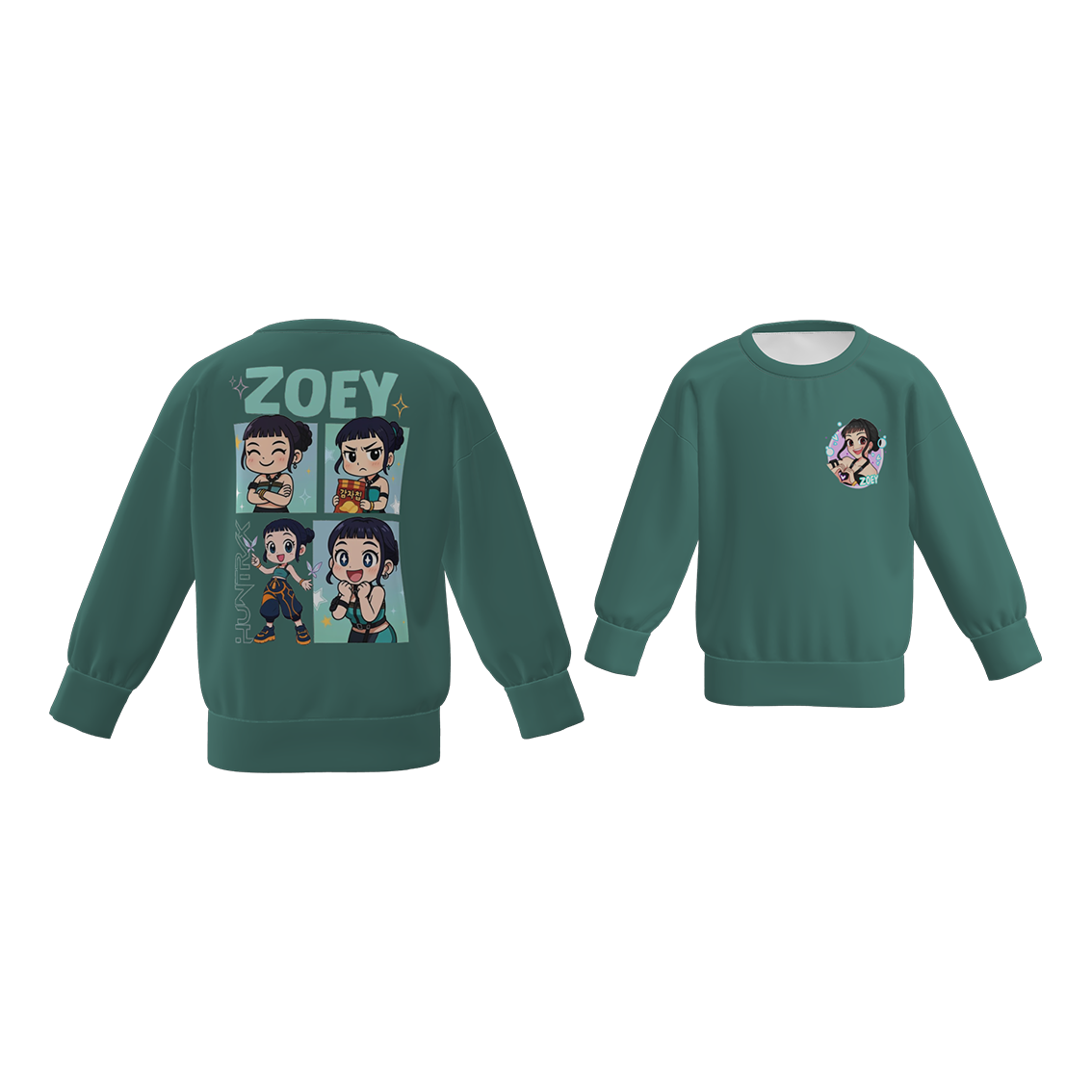 （Pre Order）Girls Movie Character Print Sweatshirt