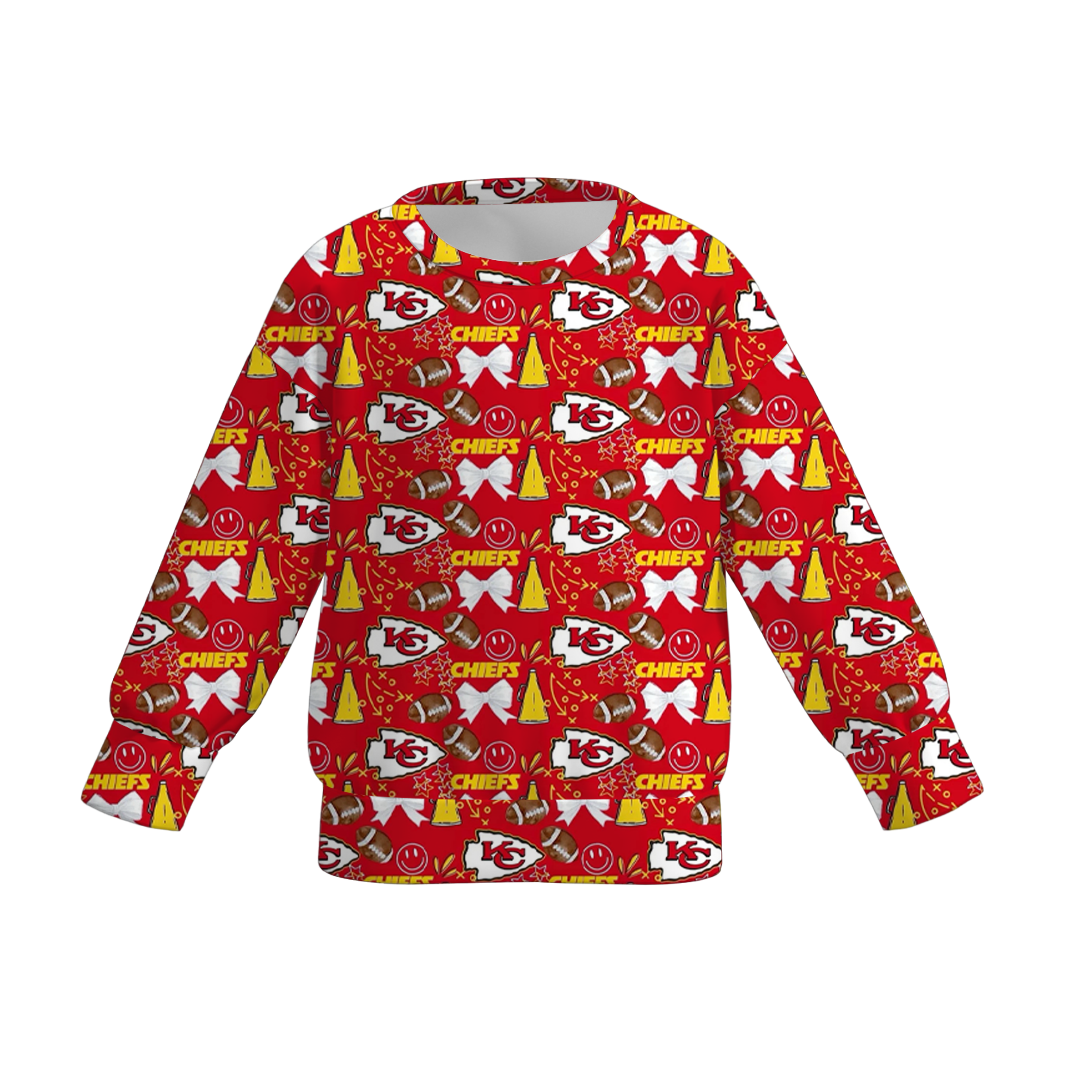 （Pre Order）Family Football Print Dress,Set,Top＆Romper