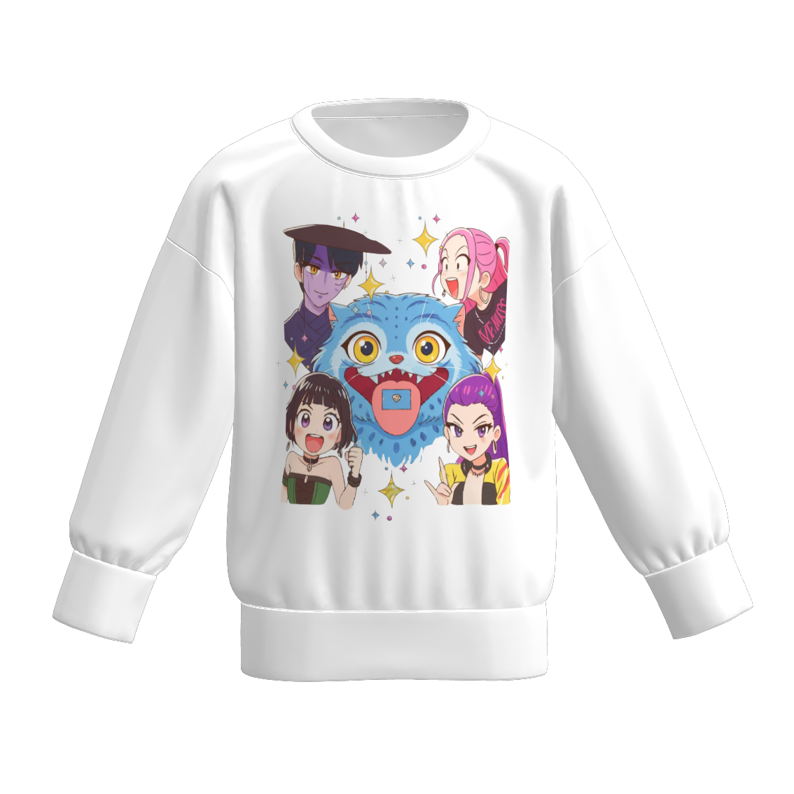 （Pre Order）Girls Movie Character Print Sweatshirt