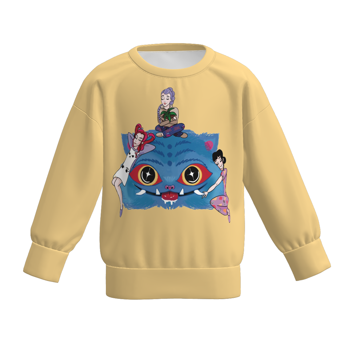 （Pre Order）Girls Movie Character Print Sweatshirt