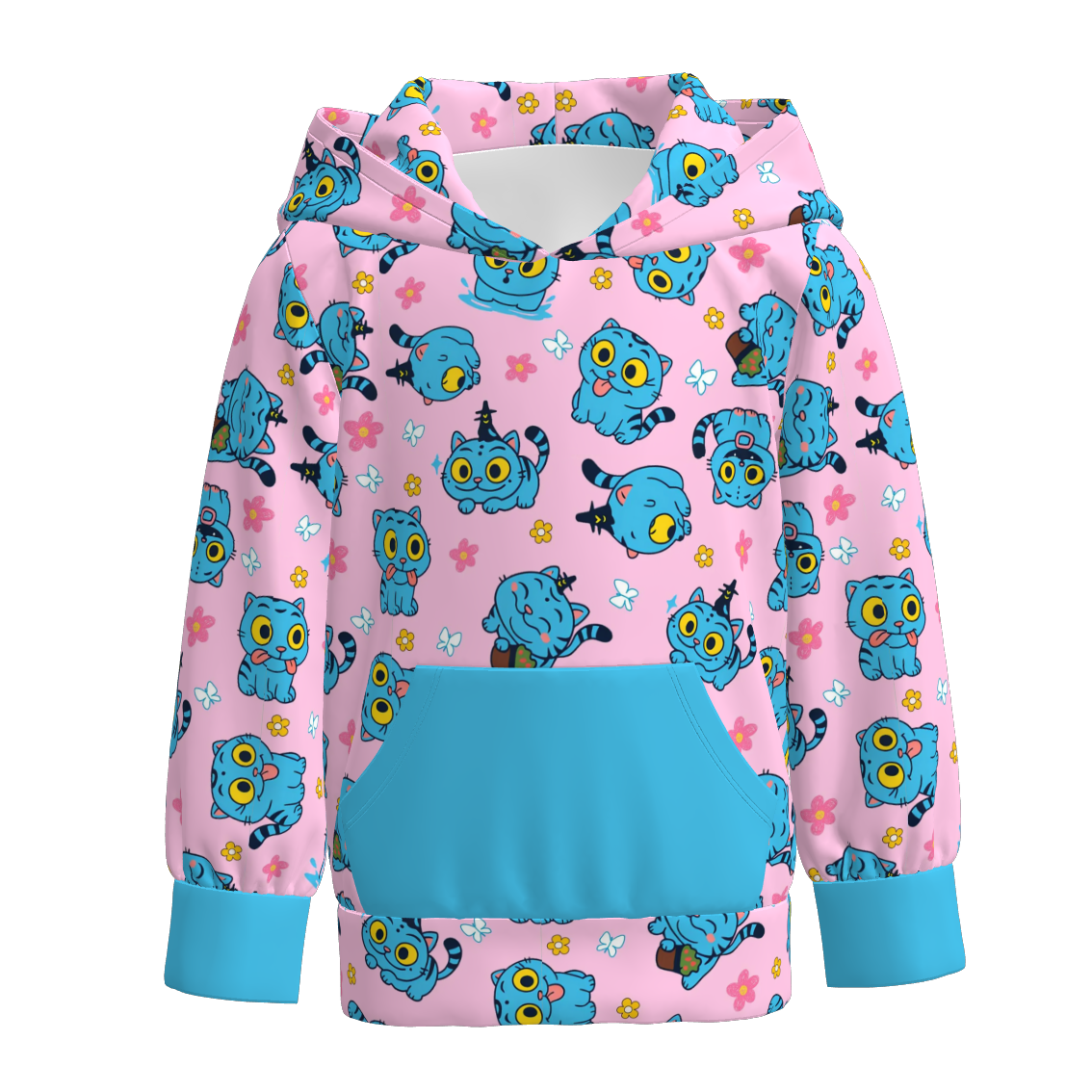 （Pre Order）Girls Movie Character Print Hoodie