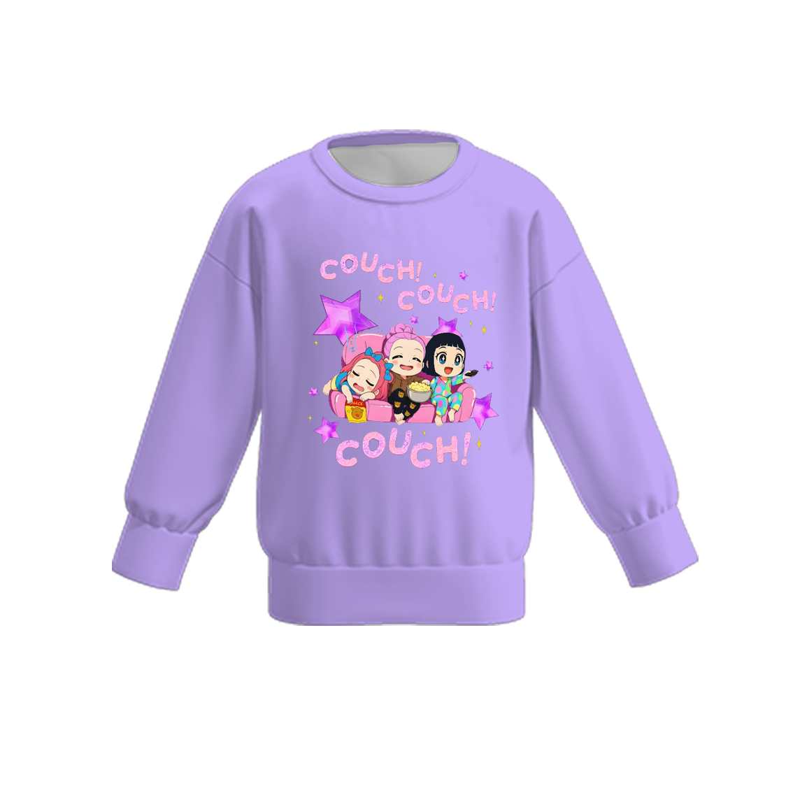 （Pre Order）Girls Movie Character Print Sweatshirt