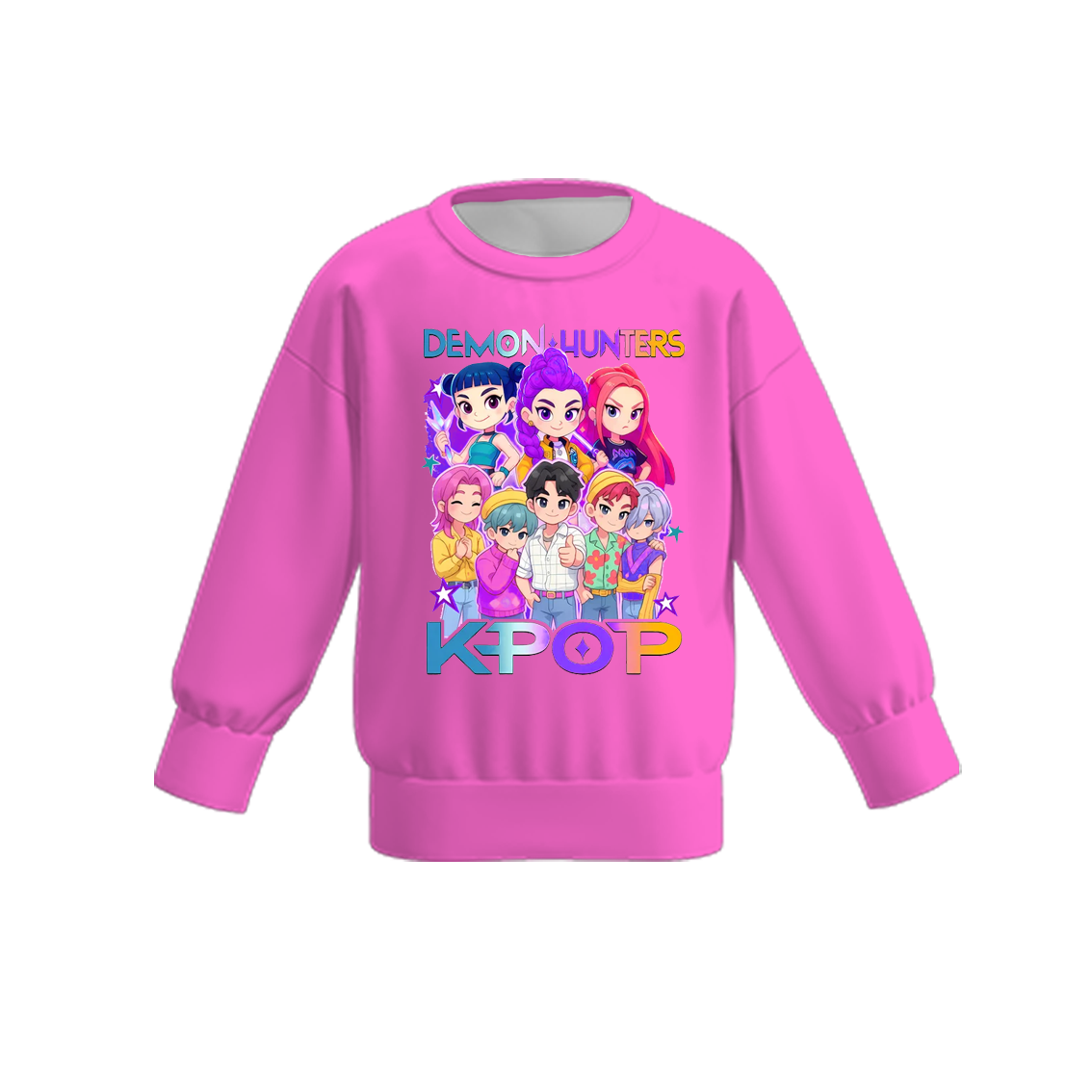 （Pre Order）Girls Movie Character Print Sweatshirt