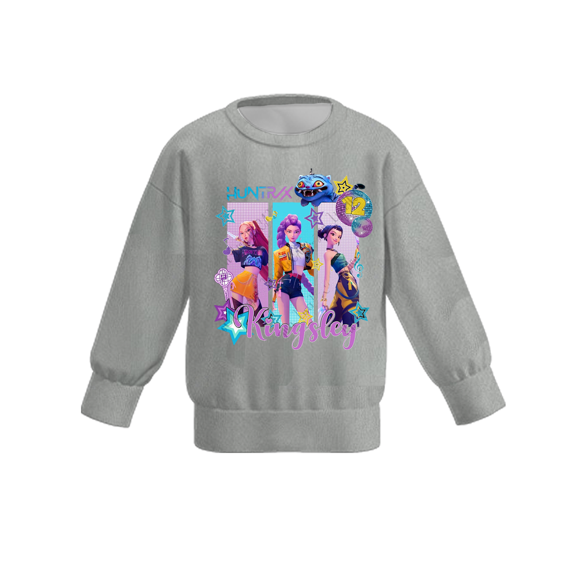 （Pre Order）Girls Movie Character Print Sweatshirt