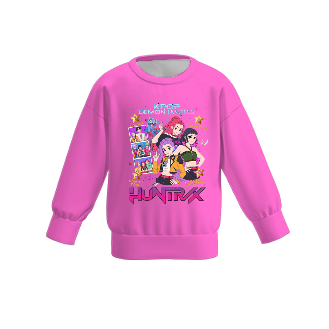 （Pre Order）Girls Movie Character Print Sweatshirt