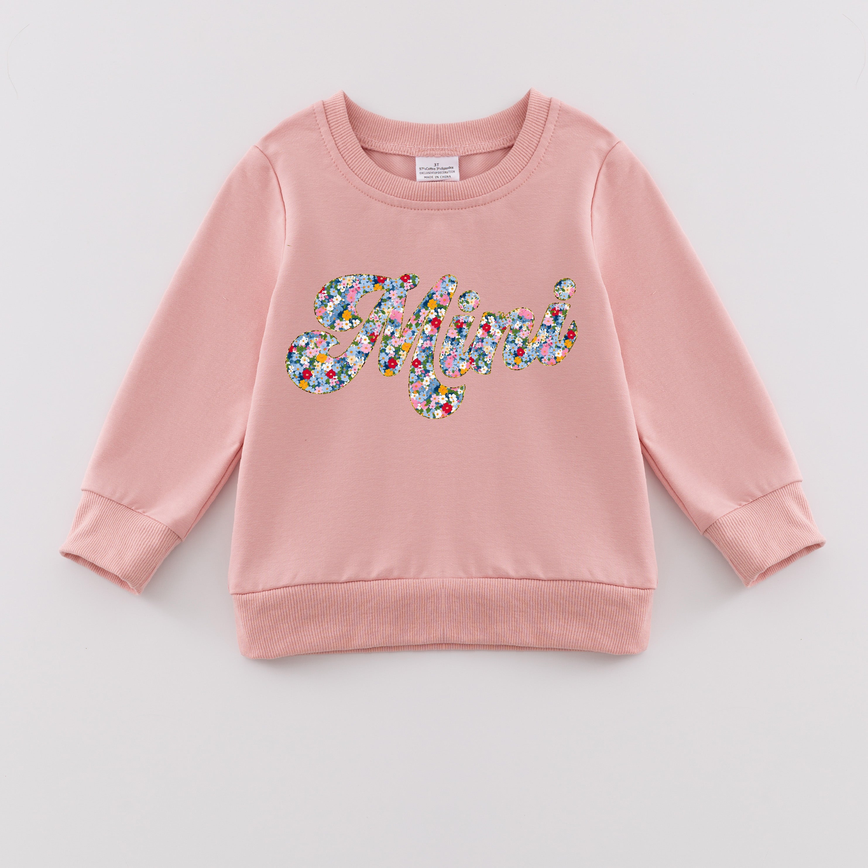 （Pre Order）Mommy and Me Fall&Winter Print Sweatshirt