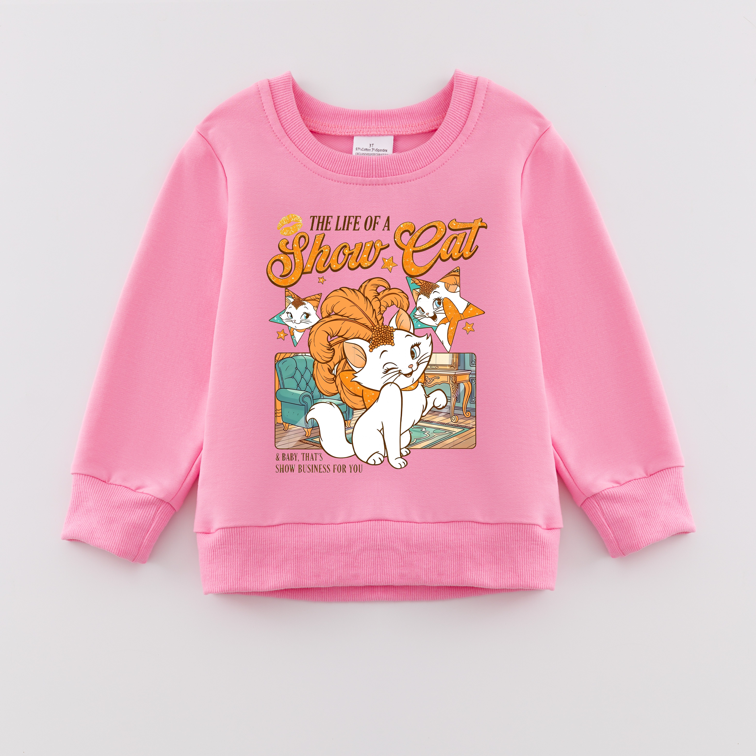 （Pre Order）Girls TS Print Cotton Sweatshirt