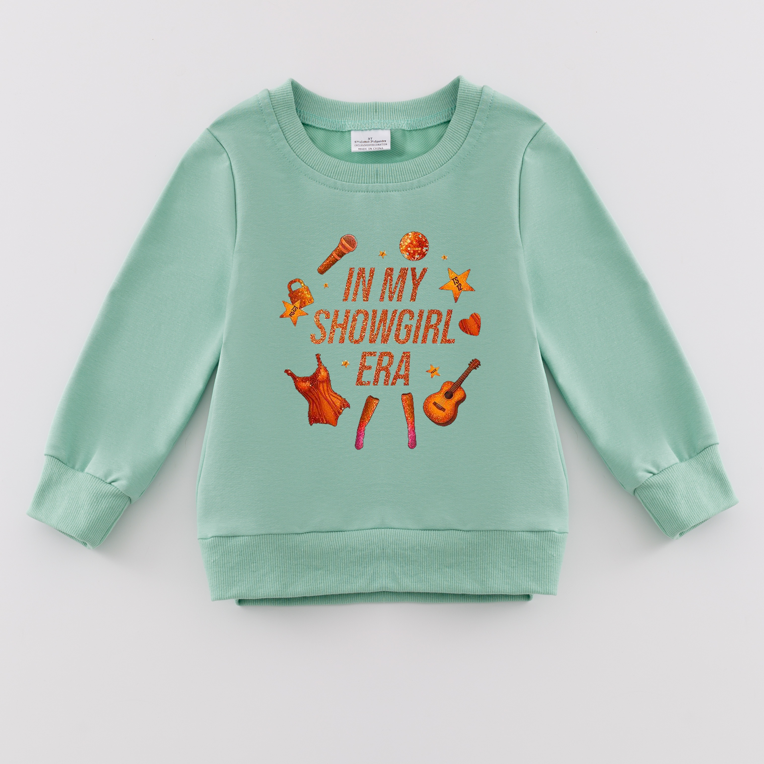 （Pre Order）Girls TS Print Cotton Sweatshirt