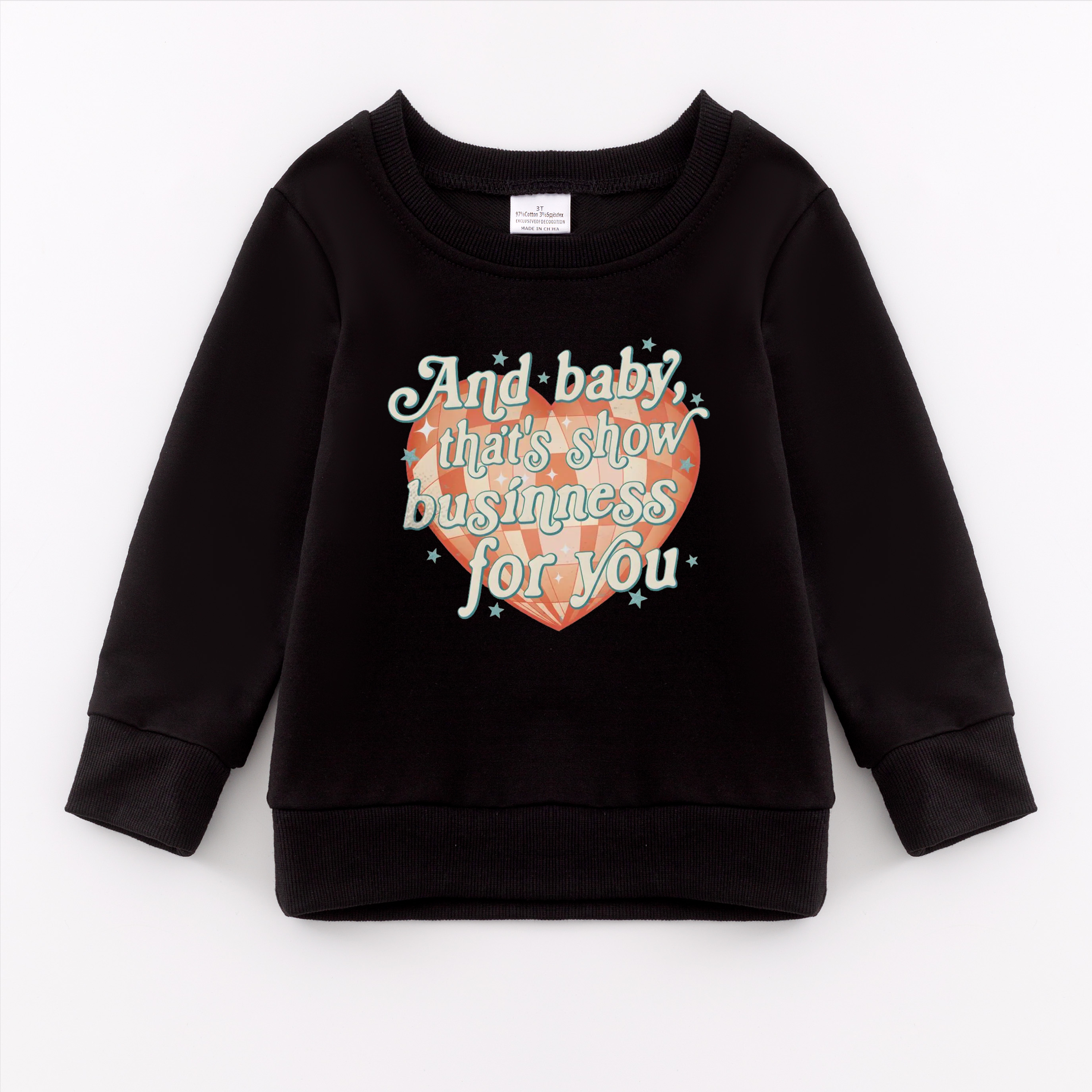 （Pre Order）Girls TS Print Cotton Sweatshirt