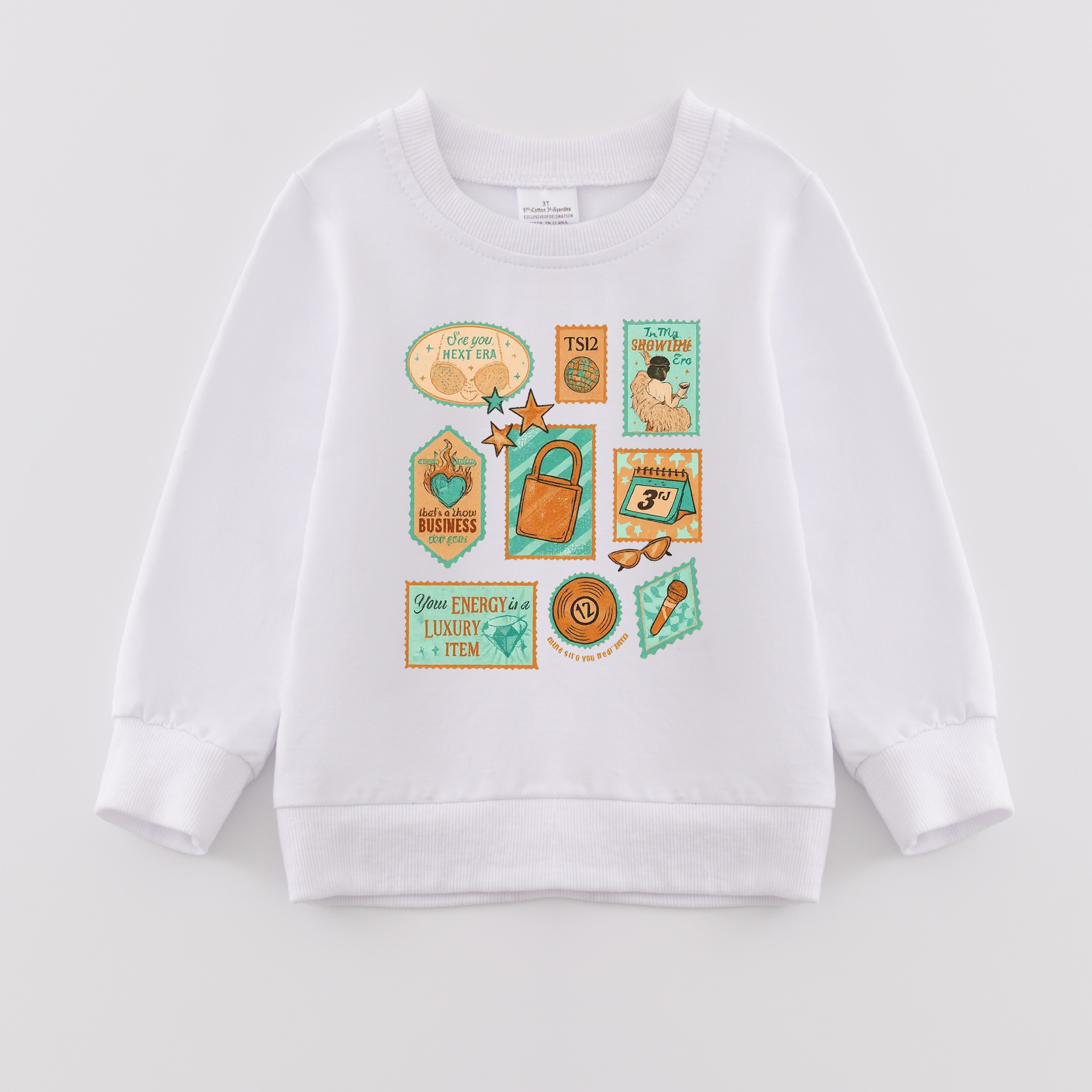 （Pre Order）Girls TS Print Cotton Sweatshirt