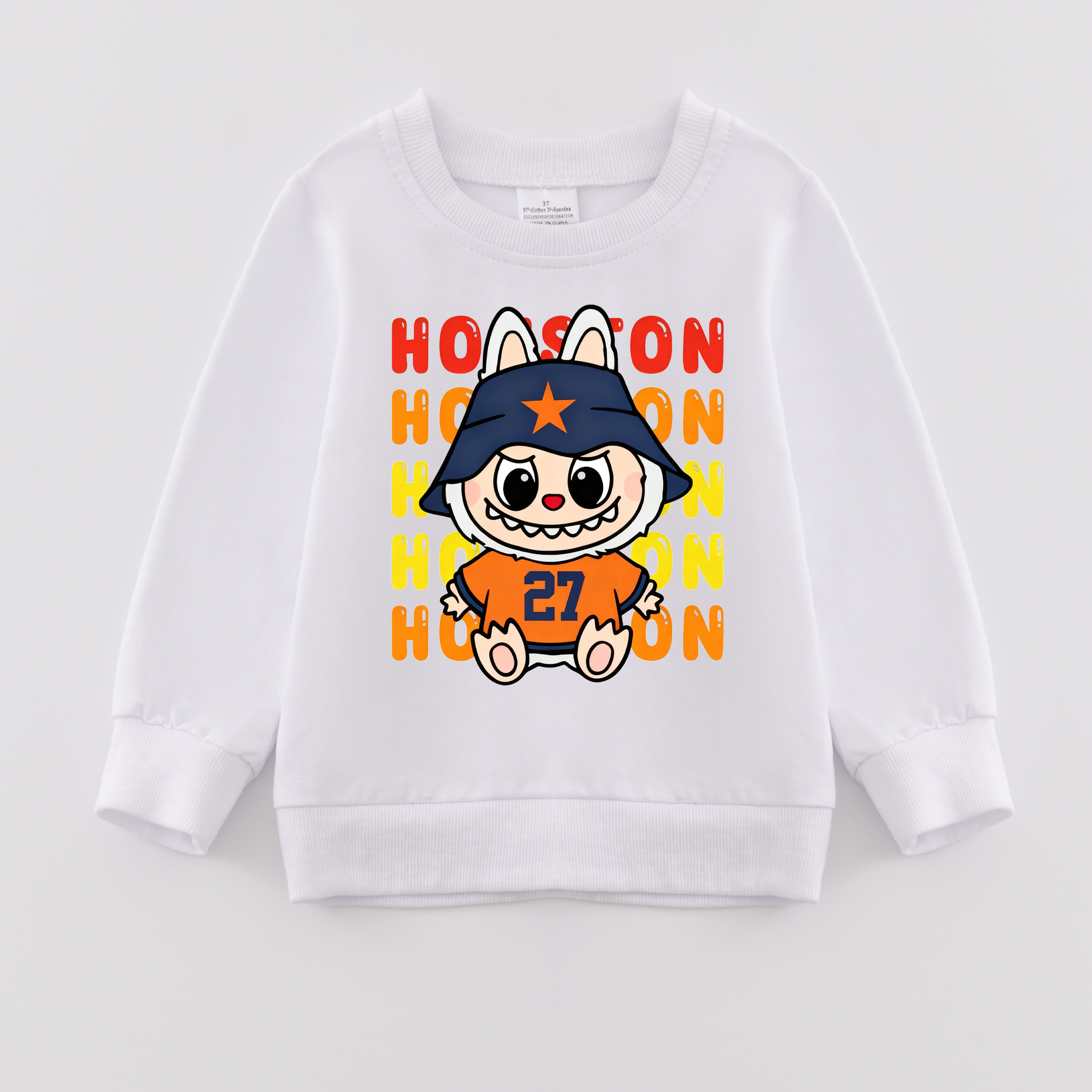 （Pre Order）Girls LBB Football Team Print Cotton Sweatshirt