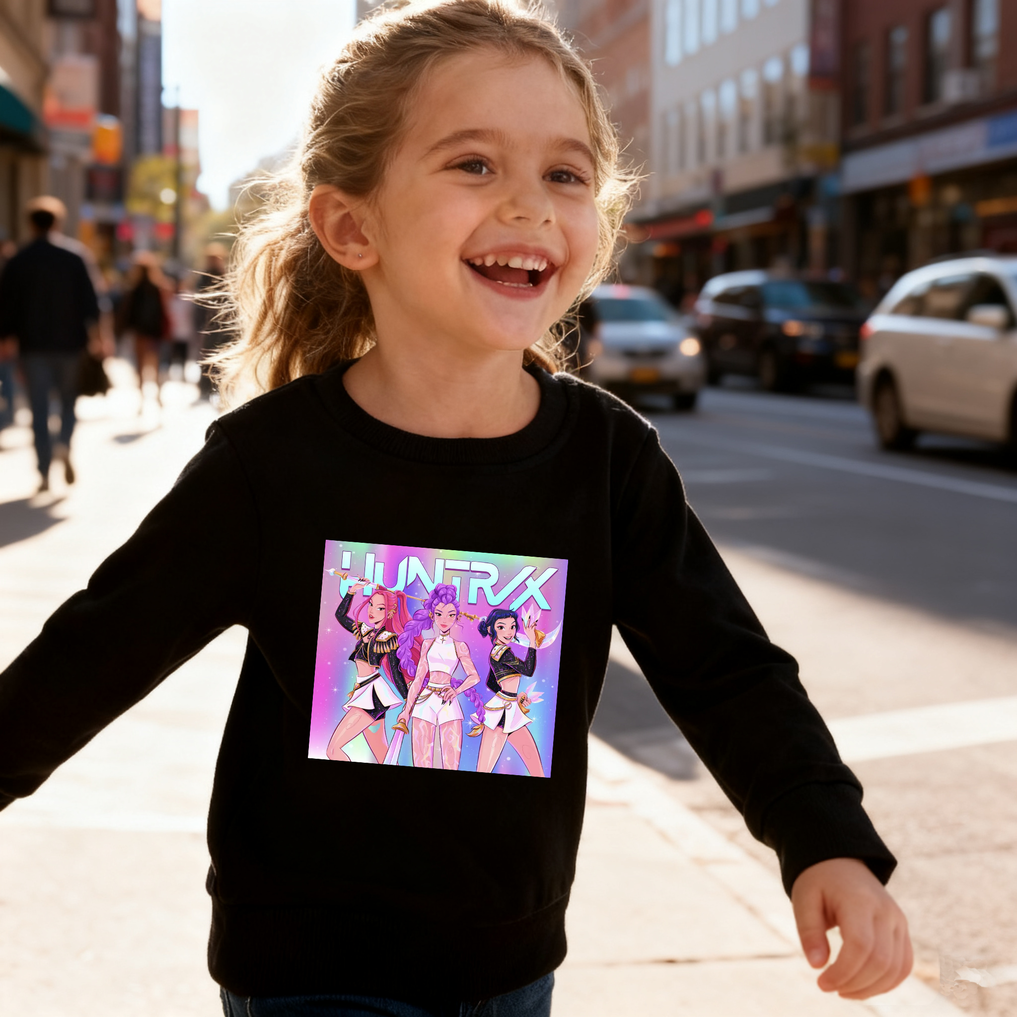 （Pre Order）Girls Movie Character Cotton Sweatshirt