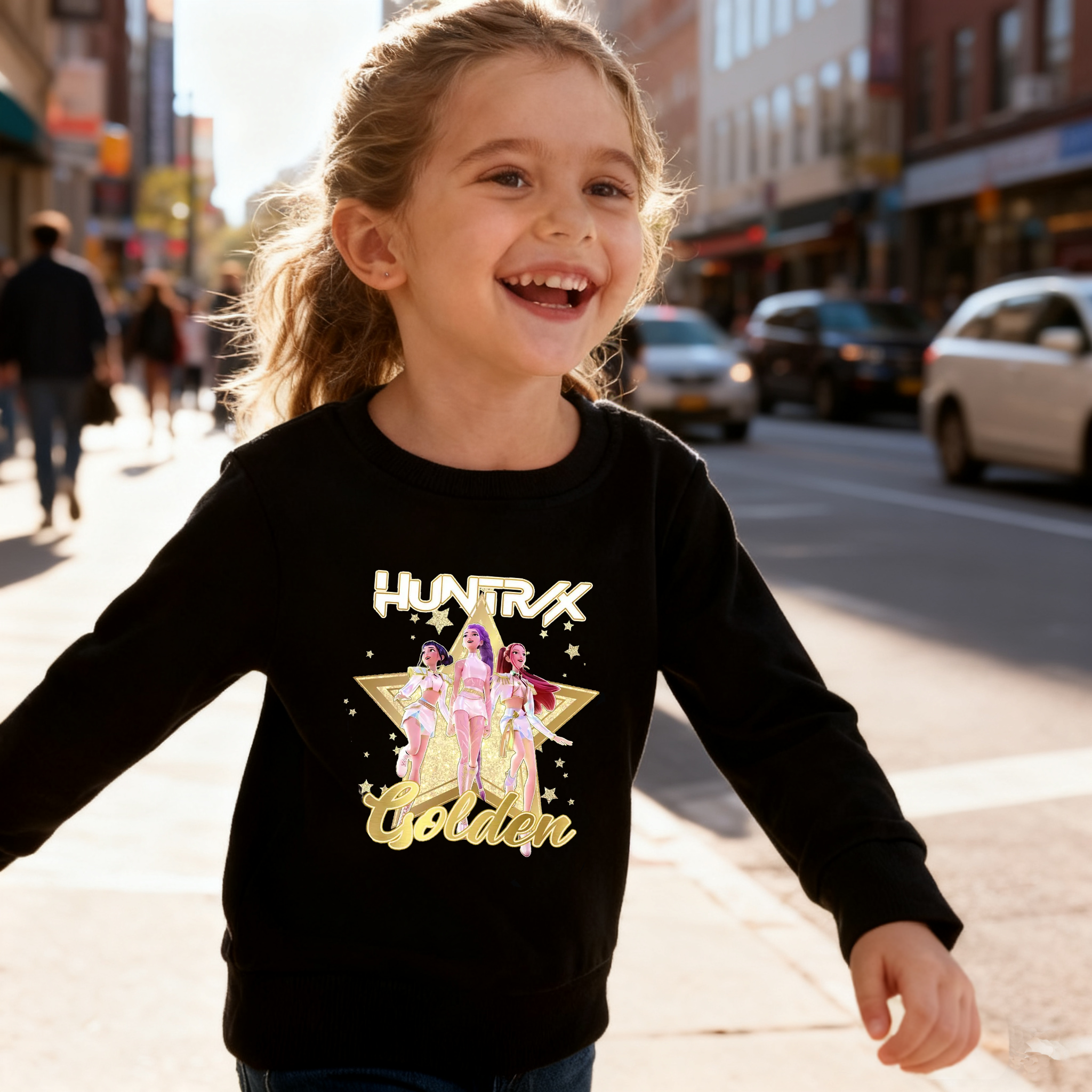 （Pre Order）Girls Movie Character Cotton Sweatshirt