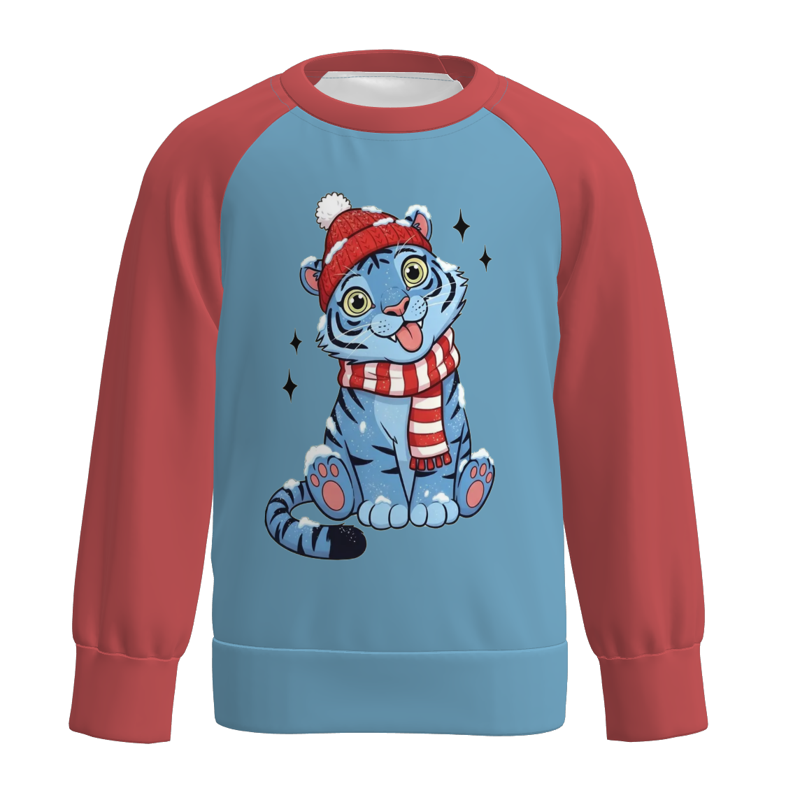 （Pre Order）Girls Christmas Movie Character Print Sweatshirt