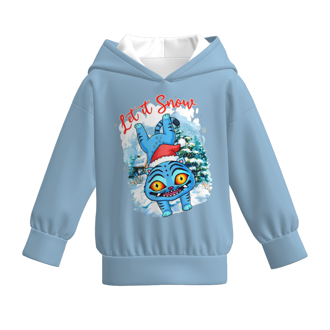 （Pre Order）Girls Christmas Movie Character Print Hoodie