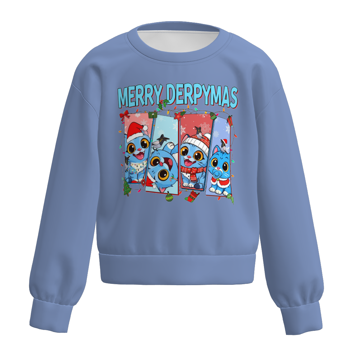 （Pre Order）Mommy and Me Christmas Movie Character Print Sweatshirt