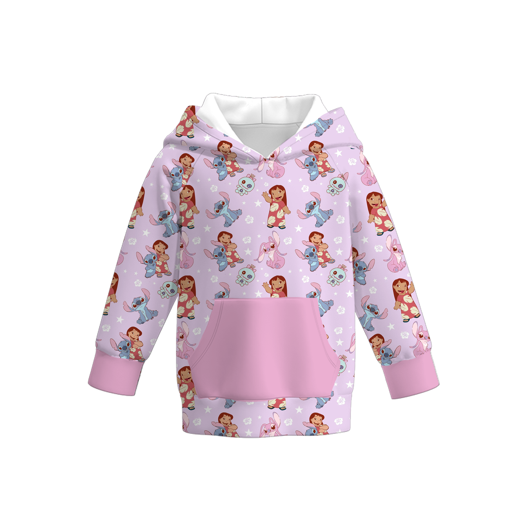（Pre Order）Girls Fall&Winter Cartoon Print Hoodie