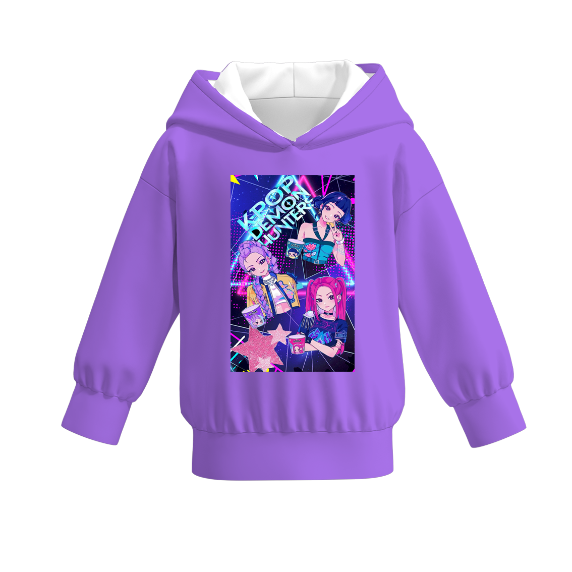 （Pre Order）Girls Movie Character Print Hoodie