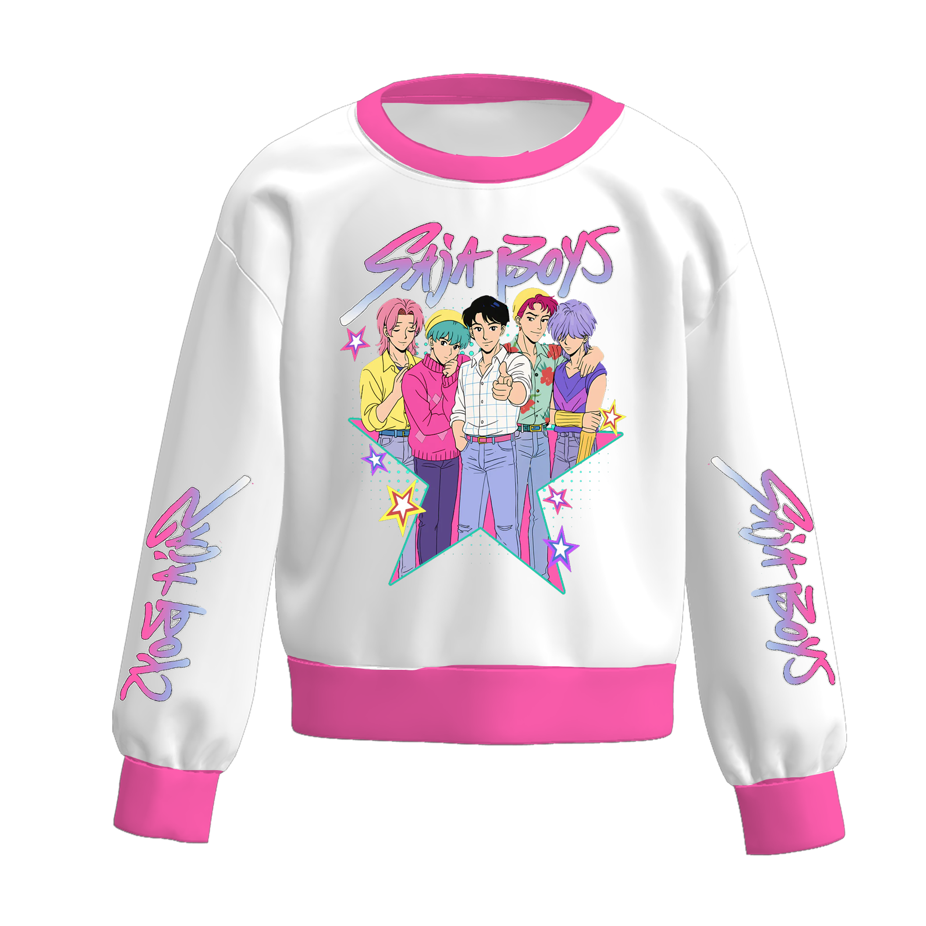 （Pre Order）Girls Spring&Summer Movie Character Print Sweatshirt