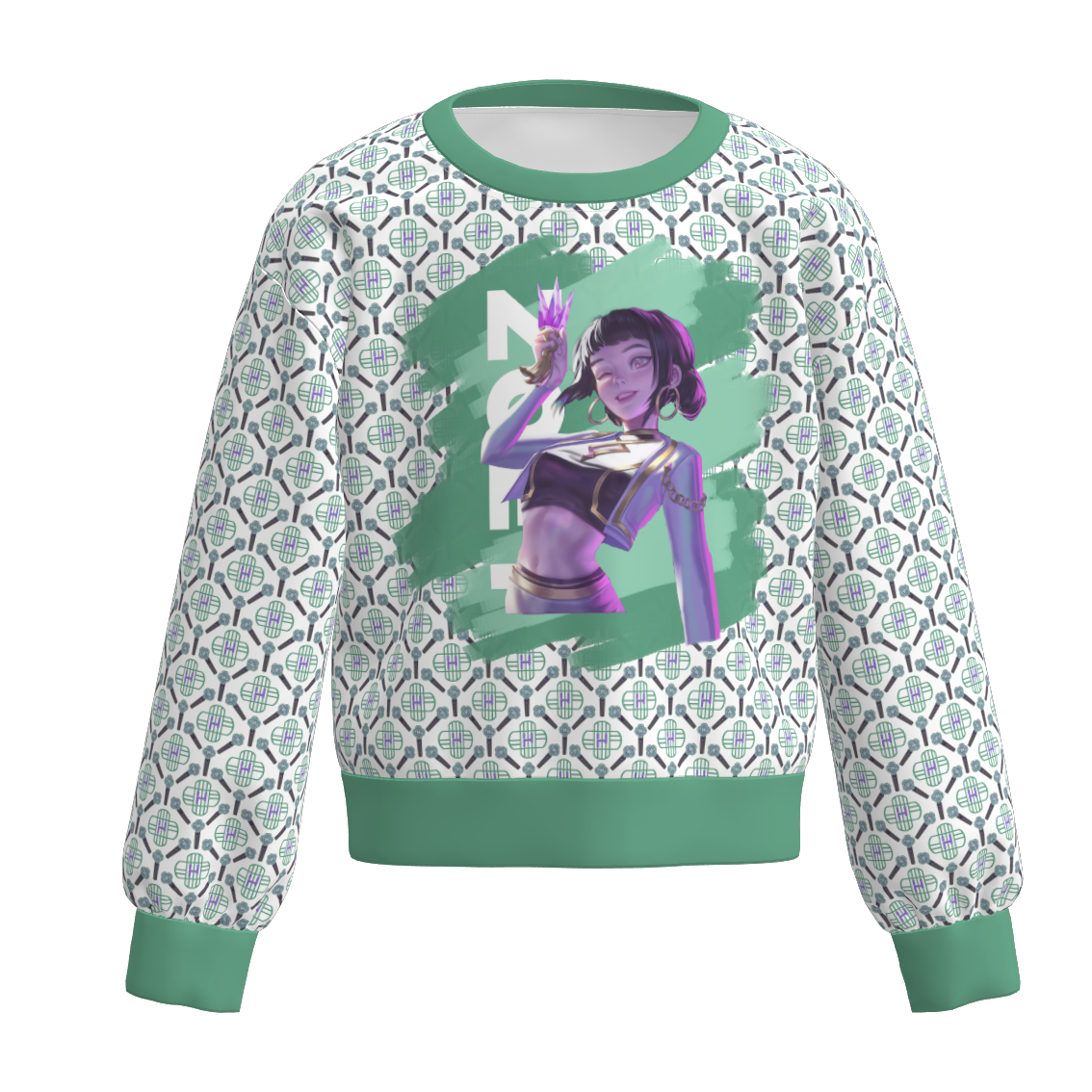 （Pre Order）Girls Spring&Summer Movie Character Print Sweatshirt