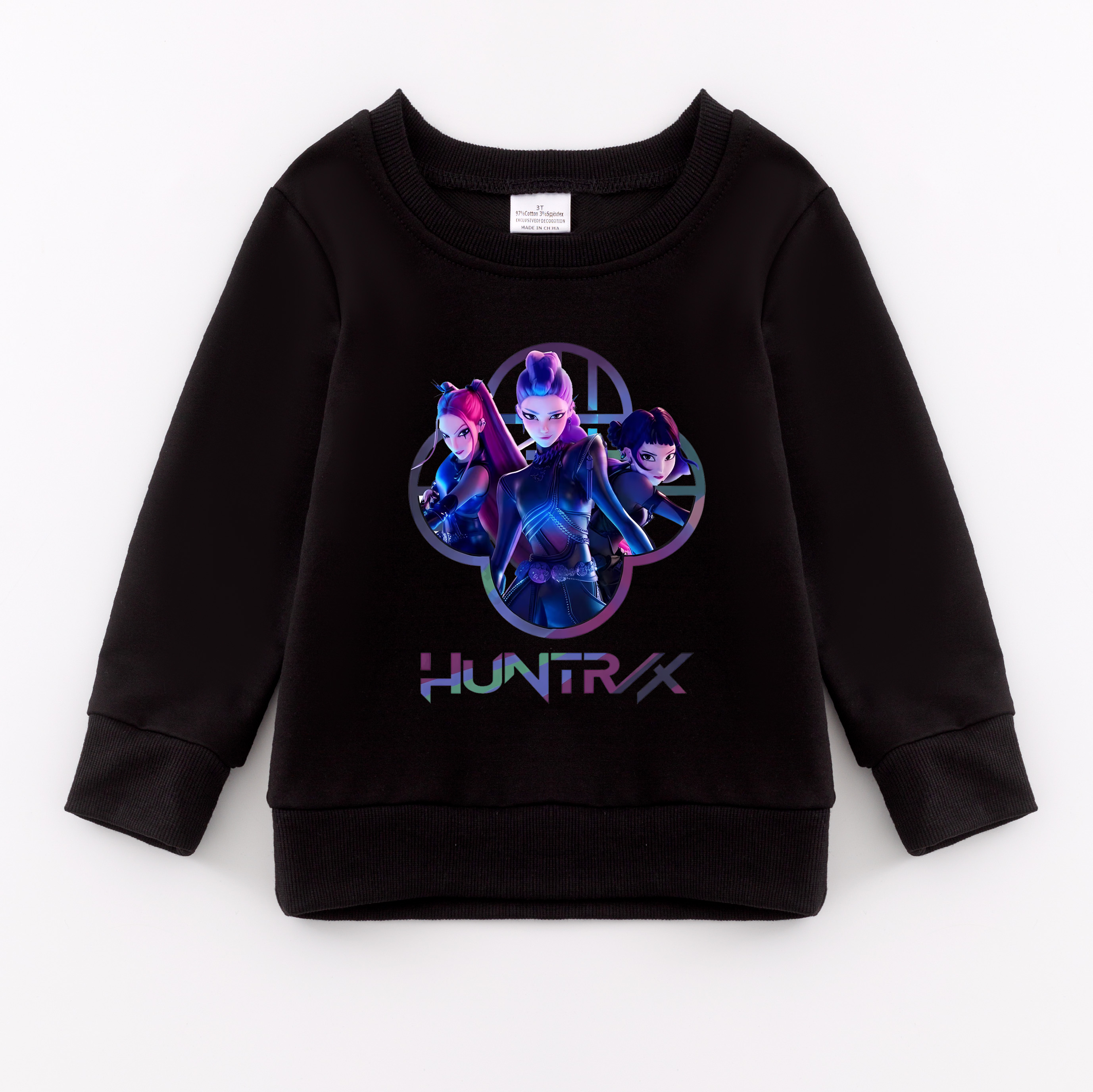 （Pre Order）Girls Spring&Summer Movie Character Print Cotton Sweatshirt