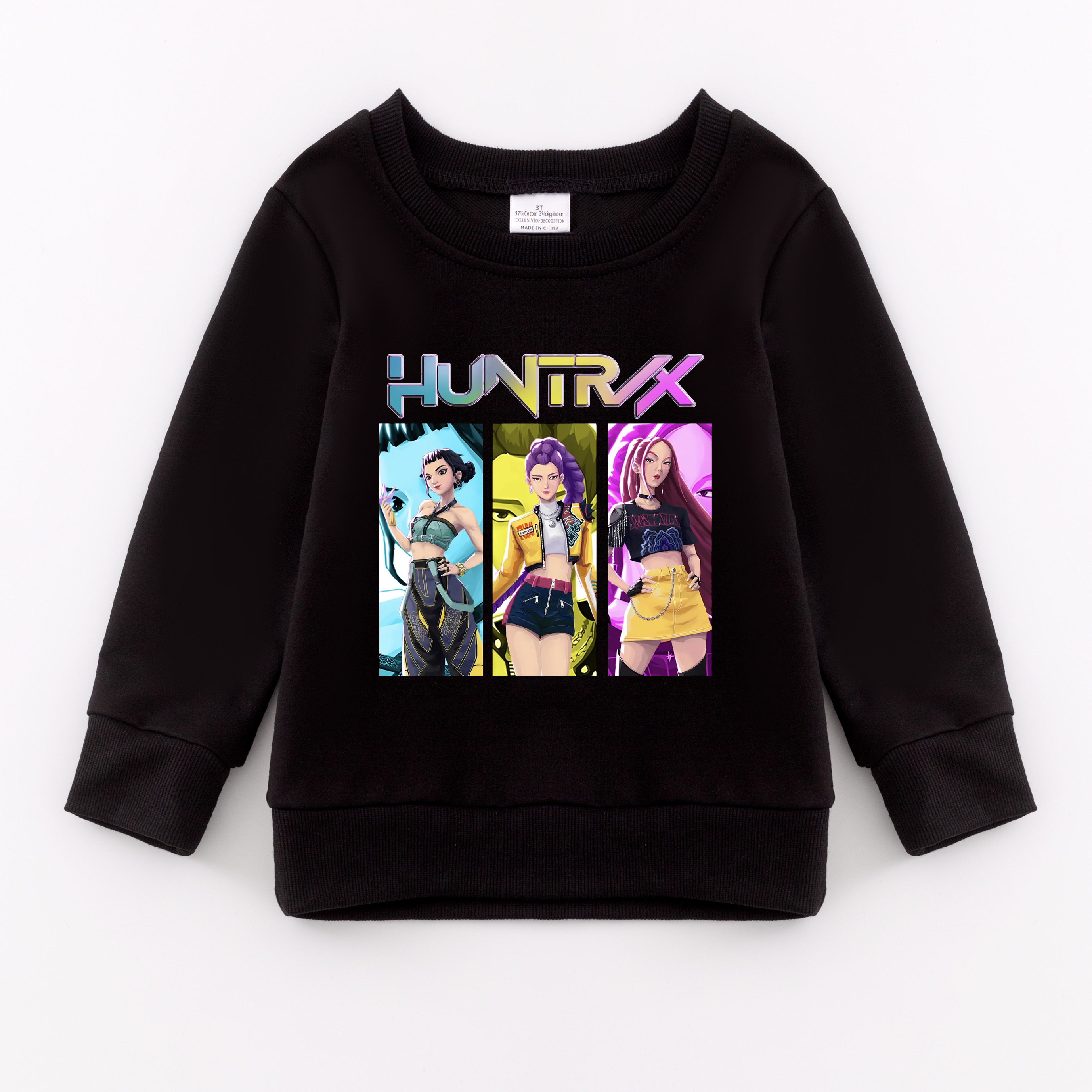 （Pre Order）Girls Spring&Summer Movie Character Print Cotton Sweatshirt