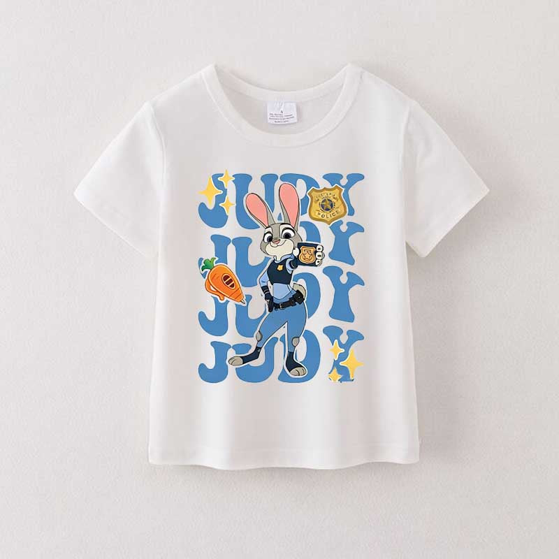 （Pre Order）Girls Spring&Summer Cartoon Print Cotton Top