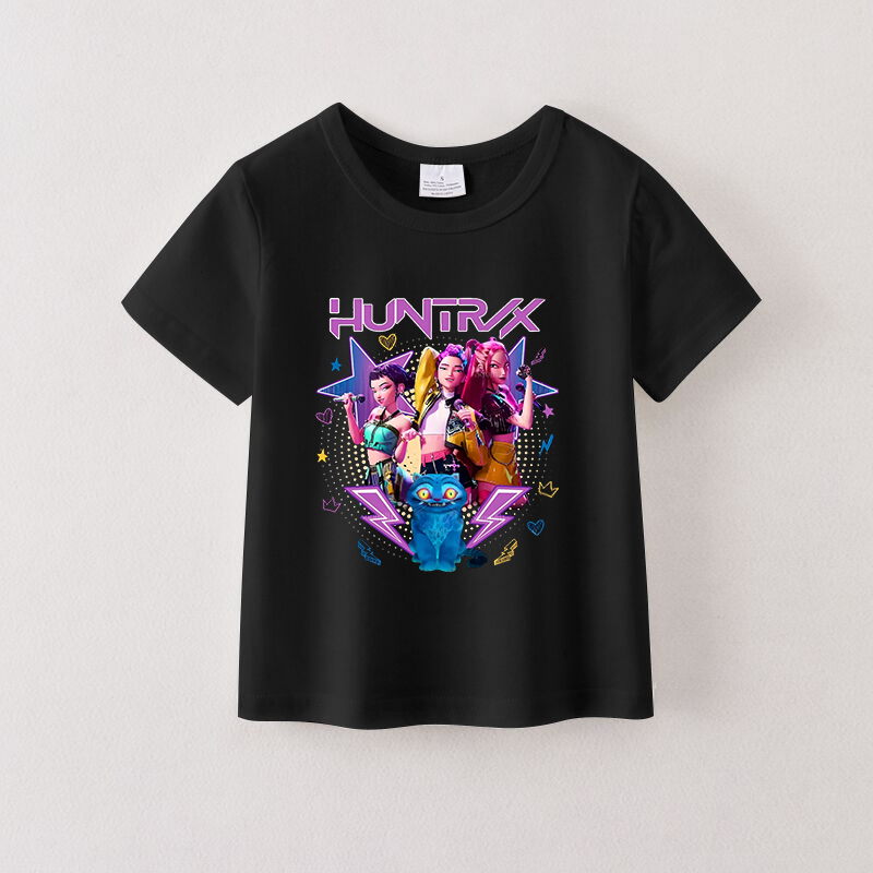 （Pre Order）Girls Spring&Summer Movie Character Print Cotton Top