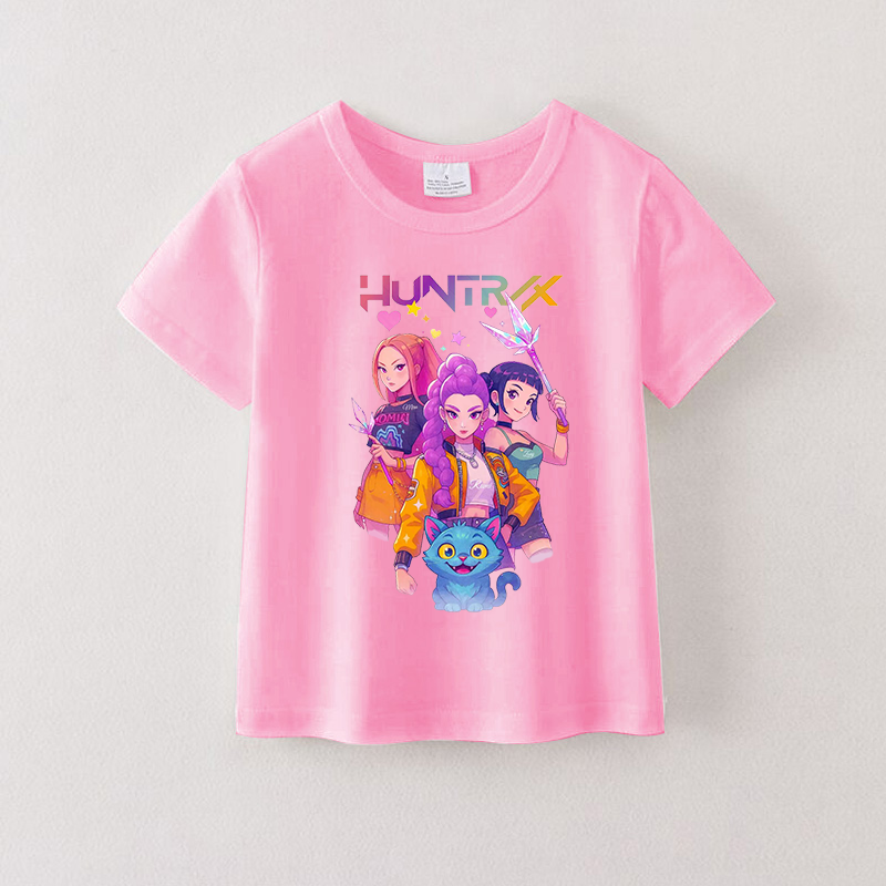 （Pre Order）Girls Spring&Summer Movie Character Print Cotton Top