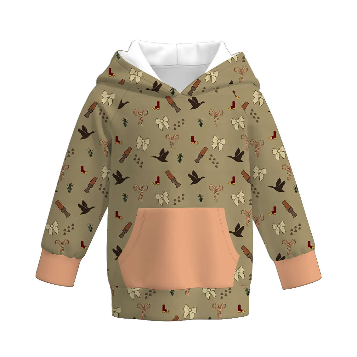 （Pre Order）Girls Fall Hunting Print Top
