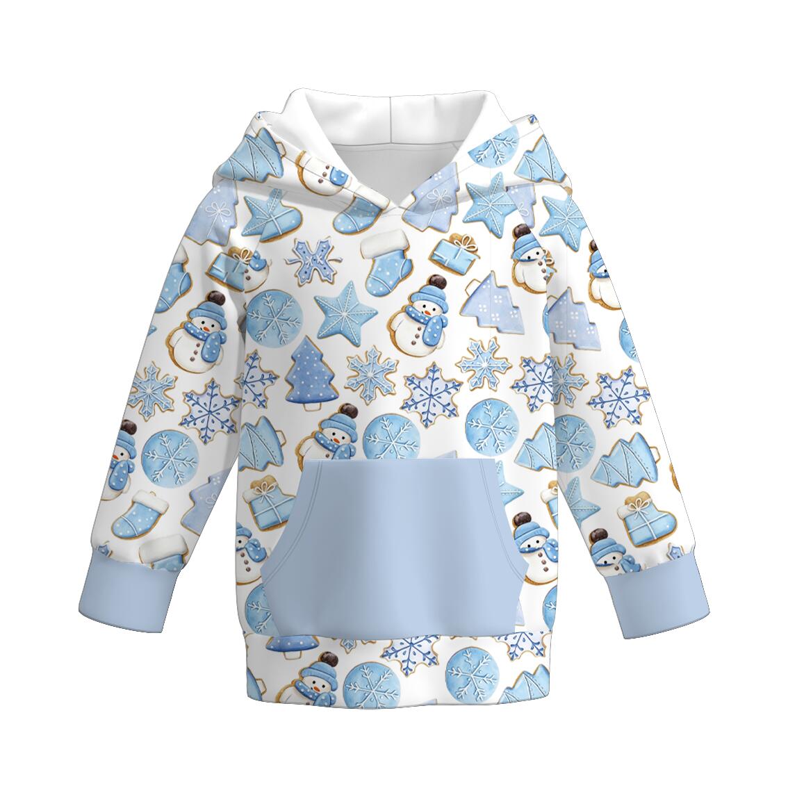 （Pre Order）Girls Christmas Print Hoodie