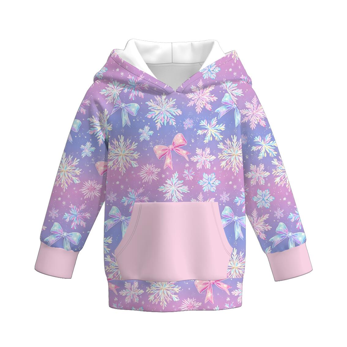 （Pre Order）Girls Christmas Print Hoodie