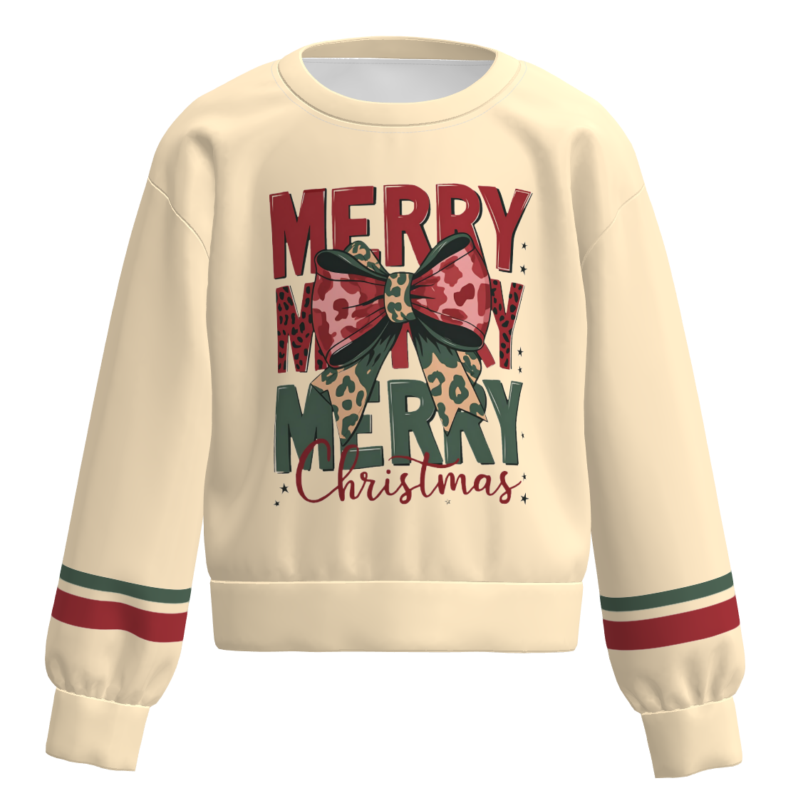 （Pre Order）Girls Christmas Print Sweatshirt