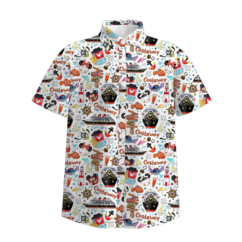 （Pre Order）Family Cartoon Print Dress,Set＆Top