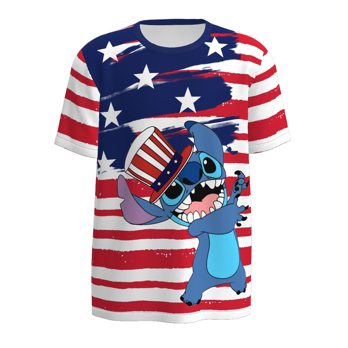 （Pre Order）Family Patriotic Print Dress,Romper and Top