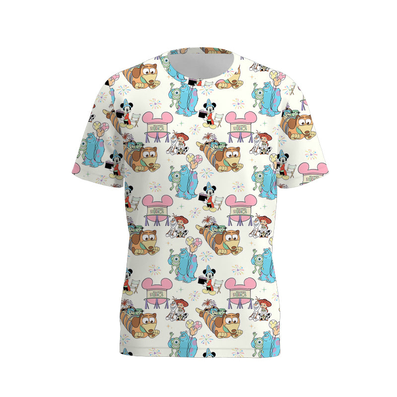 （Pre Order）Daddy and Me Spring＆Summer Cartoon Print Top