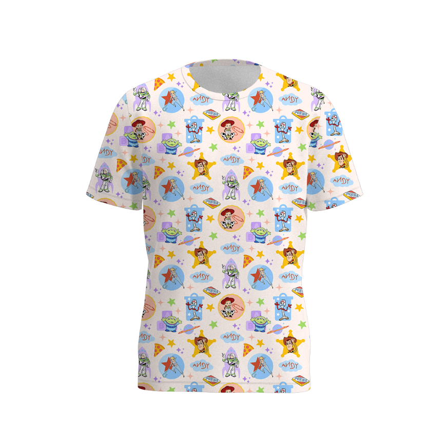 （Pre Order）Family Spring and Summer Cartoon Print Set＆Top