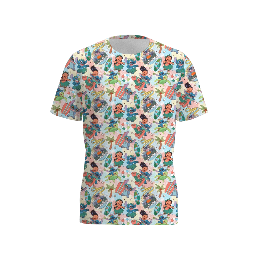 （Pre Order）Family Spring and Summer Cartoon Print Set＆Top