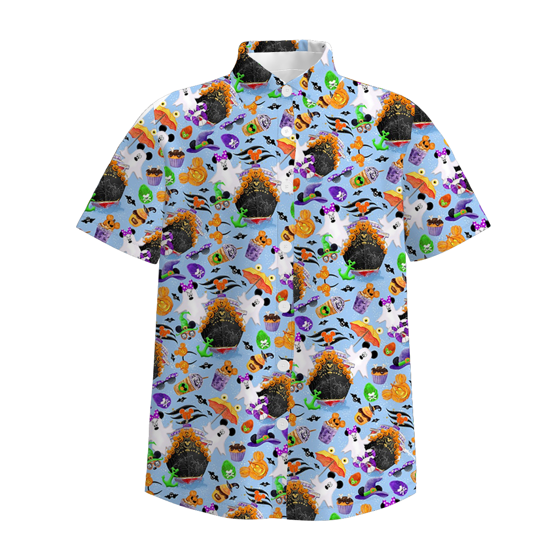 （Pre Order）Family Halloween Ghost Print Dress,Set＆Top