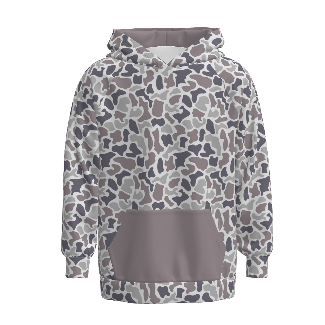 （Pre Order）Family Fall Camouflage Print Hoodie