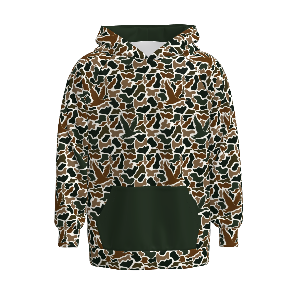 （Pre Order）Family Fall Camouflage Print Hoodie