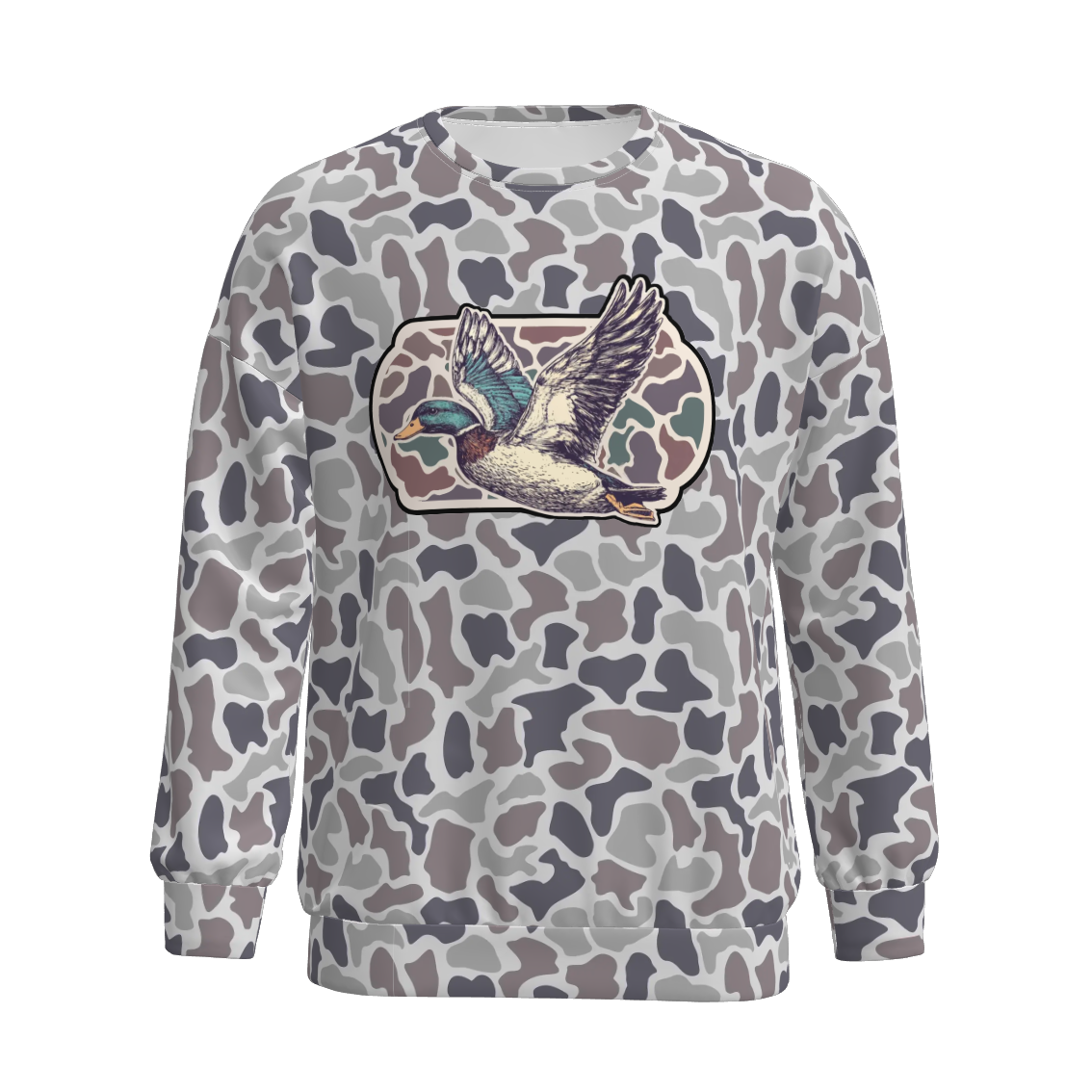 （Pre Order）Family Fall Camouflage Print Sweatshirt