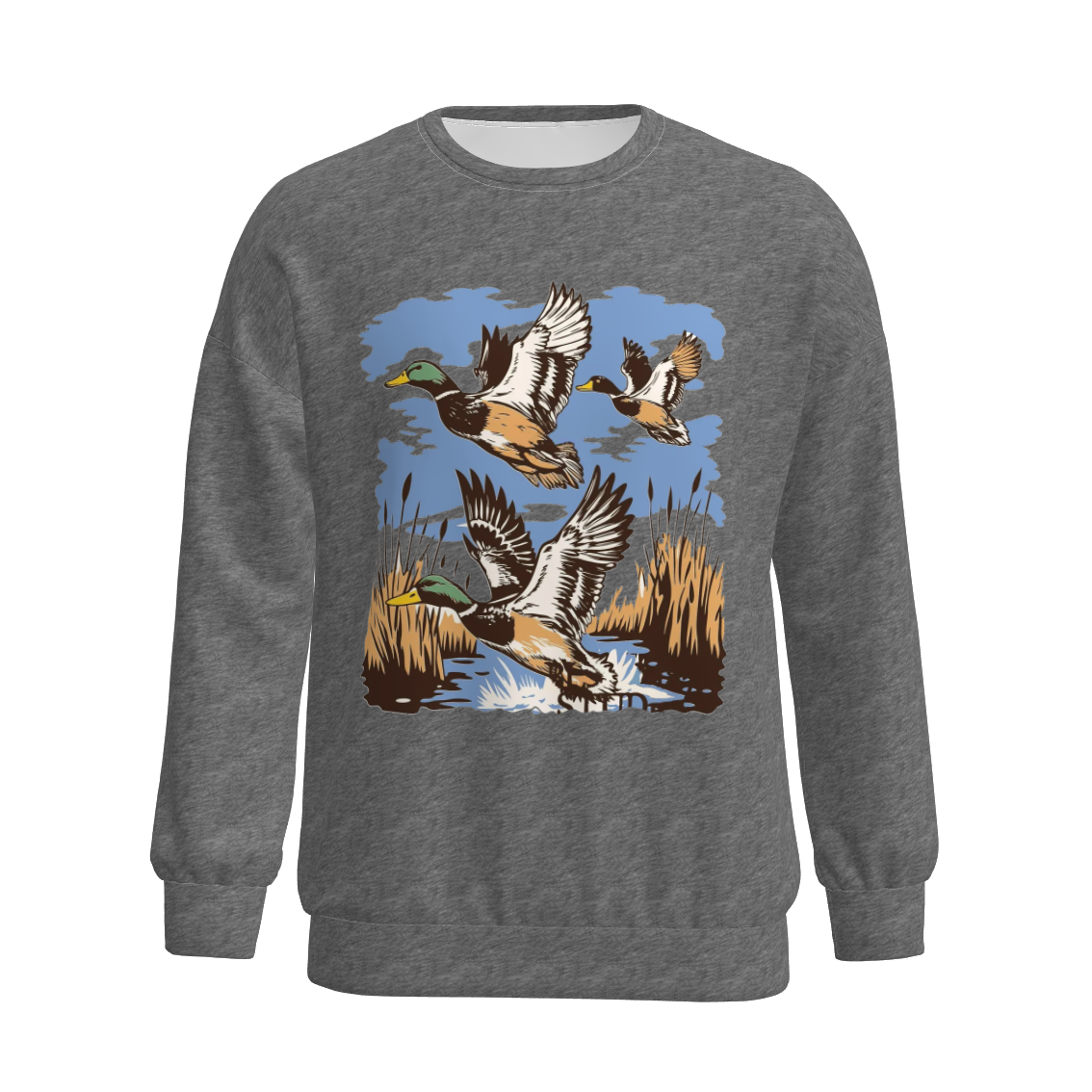 （Pre Order）Family Fall Wild Goose Print Sweatshirt