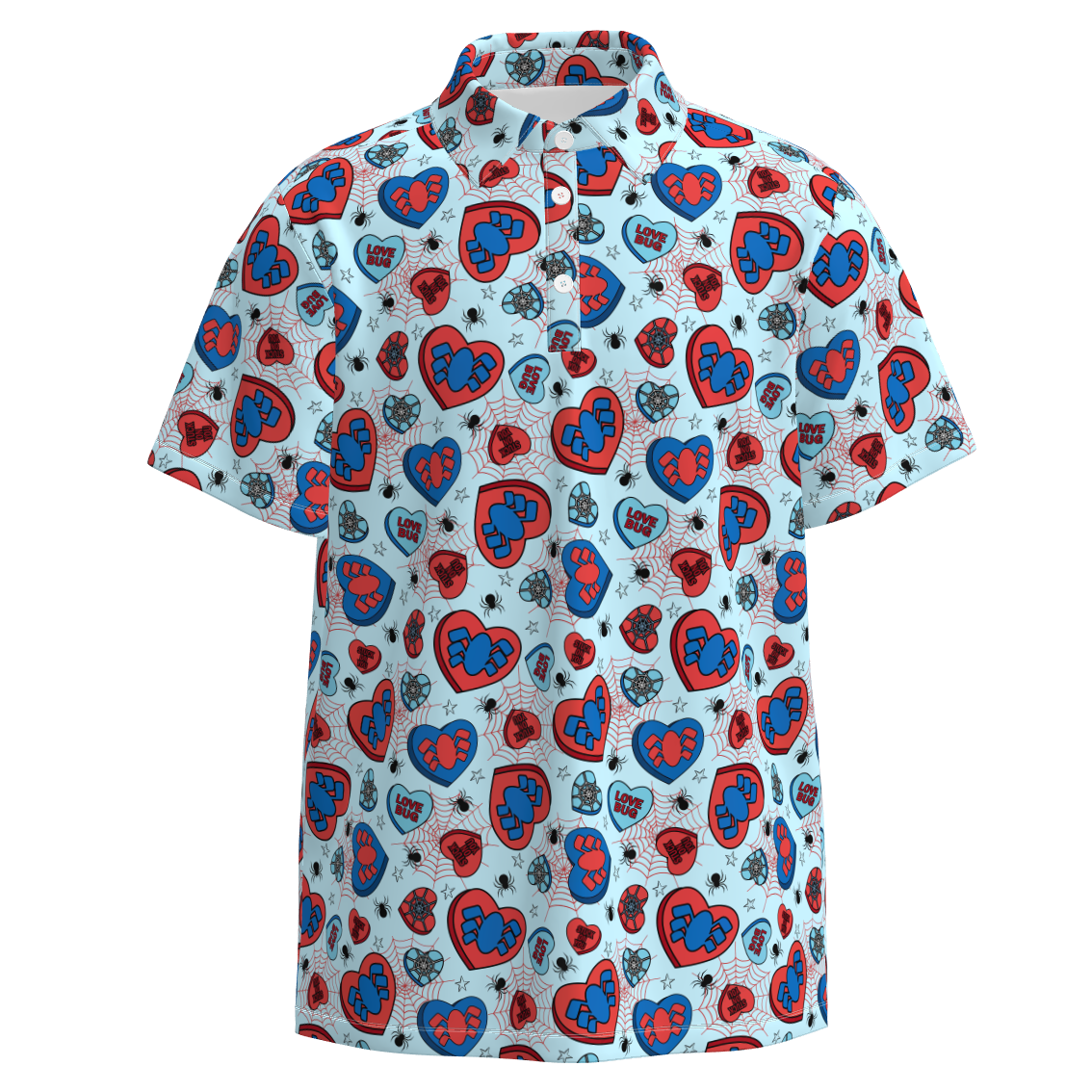 （Pre Order）Family Valentine's Day Cartoon Print Romper&Top