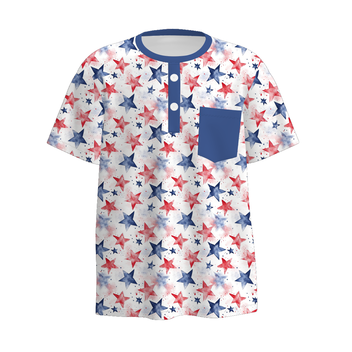 （Pre Order）Family Patriotic Star Print Dress,Set&Top